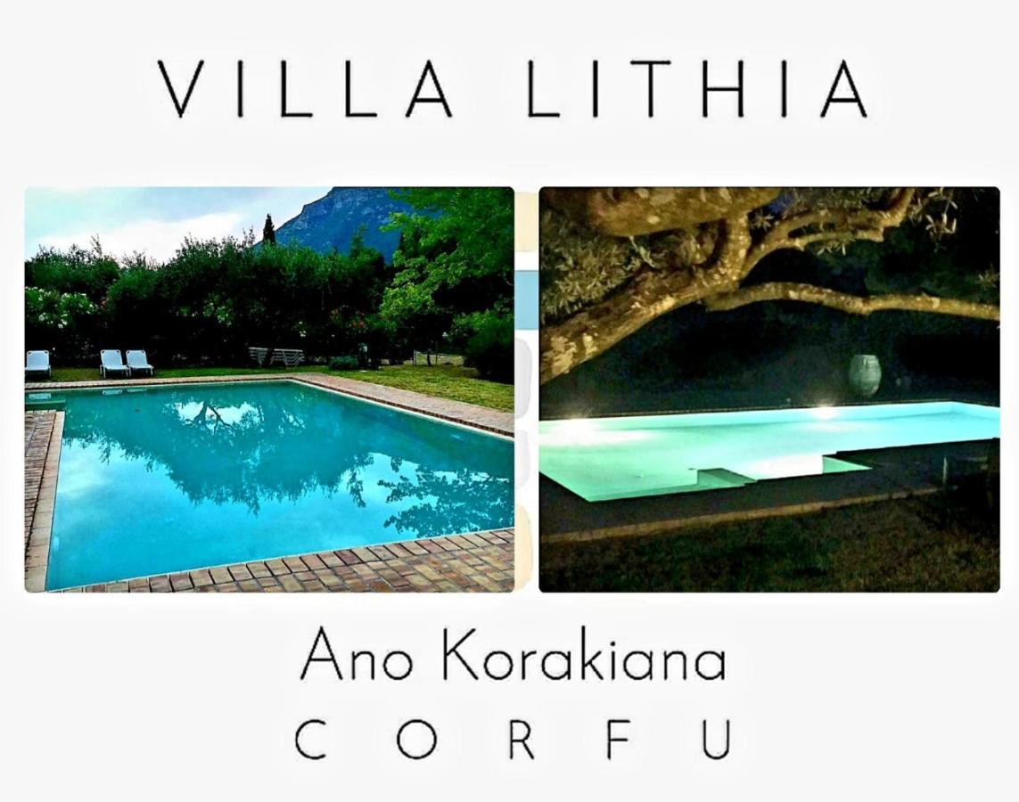 Villa Lithia Áno Korakiána Eksteriør billede